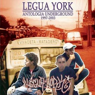 Figura. Legua York, un grupo de hip hop que se define a sí mismo como "pobladores que tocan música"