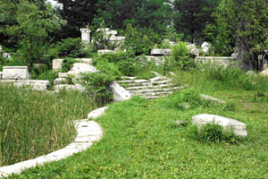 Ruinas del viejo Jardín Imperial (Yuanming Yuan), en Beijing. Autor: Georg Steinmetz, 2005.