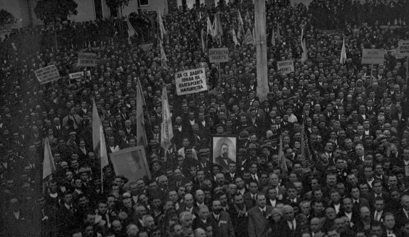 Figura 9. Las muchedumbres urbanas y la revolución: protesta por mayores derechos para los pobres.