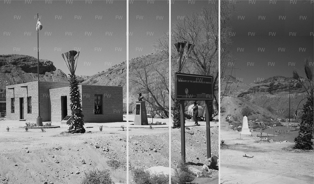 Antiguo Monumento No. 1 en El Paso (Texas). 