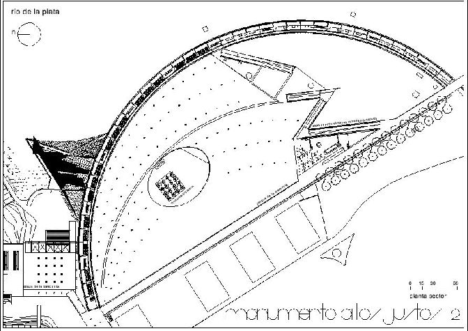 Figura 3. Ante-proyecto del Estudio Baudizzone-Lestard-Varas y los arquitectos asociados Claudio Ferrari y Daniel Becker.