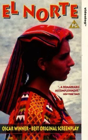 Figura 3. En 1983 Gregory Nava filma "El Norte", película sobre dos indígenas mayas que, cansados de soportar las atrocidades que el ejército guatemalteco ejerce sobre su pueblo y familia, escapan "al norte" -los Estados Unidos- en busca de una nueva vida. Es un viaje mítico a través del cual la pareja de hermanos logra la redención. El film fue recibido con buenos comentarios por el público y la crítica especializada, logrando varios premios y una nominación a los Oscar por mejor guión original (ojo: no ganó, pese a lo que asegura la portada del video).Hoy, Gregory Nava está por estrenar su versión personal de los crímenes ocurridos en ciudad juarez. El film lleva por nombre "Bordertown" y está protagonizado por Antonio Banderas, Juanes y Jennifer López, a quien Nava lanzó a la fama al dirigirla en "Selena". RG 