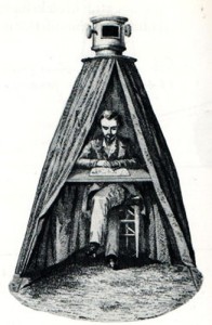 Fig. 2. Camera obscura, Johannes Kepler, 1620.