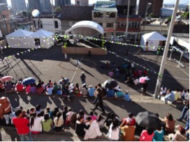 Fig. 21. Festival de la chicha, el maíz y la dicha 2013. Fuente: Archivo Oficina de Prensa. Alcaldía local de Santa Fe.