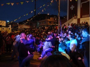 Fig. 22. Festival de la chicha, el maíz y la dicha 2013. Muestra de música y danza folklórica. Fuente: Archivo Oficina de Prensa. Alcaldía local de Santa Fe.