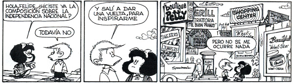 Mafalda y Felipe