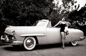 Anne Baxter Lincoln Cabriolet